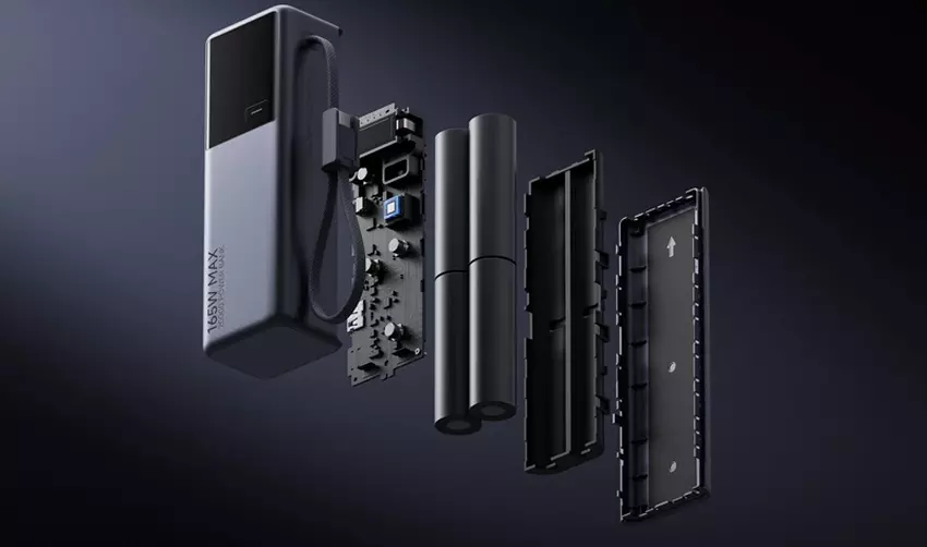 Illustration von Xiaomi Powerbank PB2165 und Verpackung