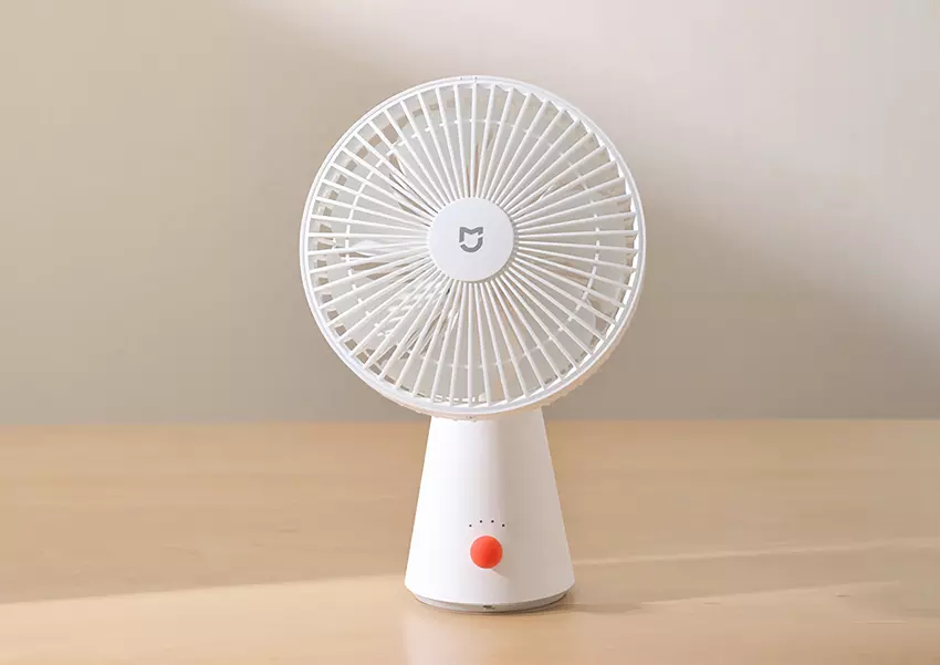 Xiaomi stellte MiJia Desktop Fan vor: Desktop-Lüfter mit USB-C-Anschluss und eingebautem 4000-mAh-Akku für 20 US-Dollar