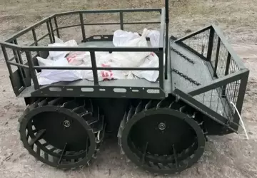 Ukrainische Armee führt leisen Logistik-Roboter ein