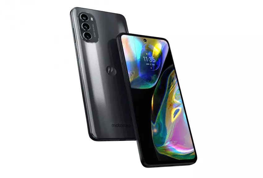 Moto G82 5G: 120-Hz-OLED-Bildschirm, Snapdragon 695-Chip, IP52-Schutz und 50-MP-Kamera mit OIS für 329 €