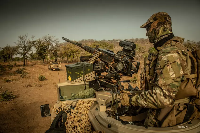 Belgien übergibt der AFU die schweren Maschinengewehre M2HB, eine belgische Version der amerikanischen Browning M2