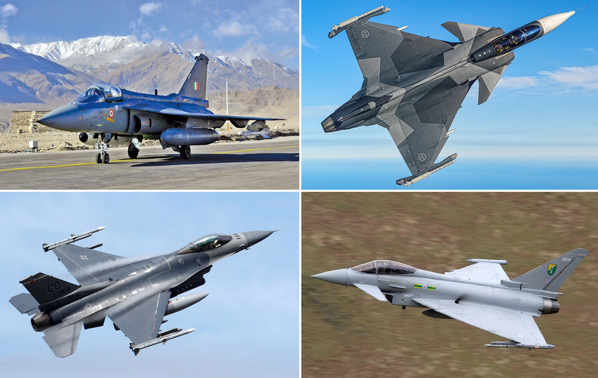 Kolumbien erwägt F-16 Fighting Falcon, Eurofighter Typhoon, Gripen-E und Tejas Mk1-Kampfjets als Ersatz für ältere IAI Kfir-Jets
