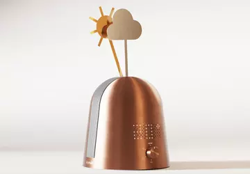 Skymill: eine kinetische Skulptur, die Wettervorhersagen ...