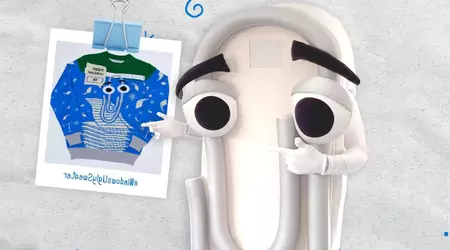 Microsoft hat einen weihnachtlichen "hässlichen Pullover" mit einem sprechenden Scrappy aus Microsoft Office herausgebracht