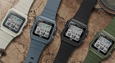 Neue Casio LF-30W-1A mit einer Weltkarte ist jetzt in den Geschäften in Europa erhältlich