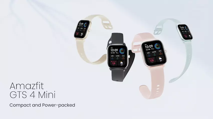 Amazfit GTS 4 Mini auf Amazon: Smartwatch mit GPS, bis zu 45 Tagen Akkulaufzeit und Alexa-Unterstützung für $99 ($20 Rabatt)