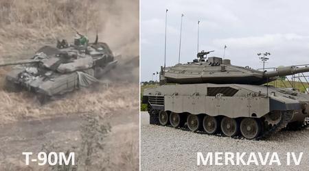 Russische Propagandisten versuchten, die Zerstörung ihres Panzers T-90M Breakthrough in der Ukraine als die Niederlage eines Merkava IV in Israel darzustellen