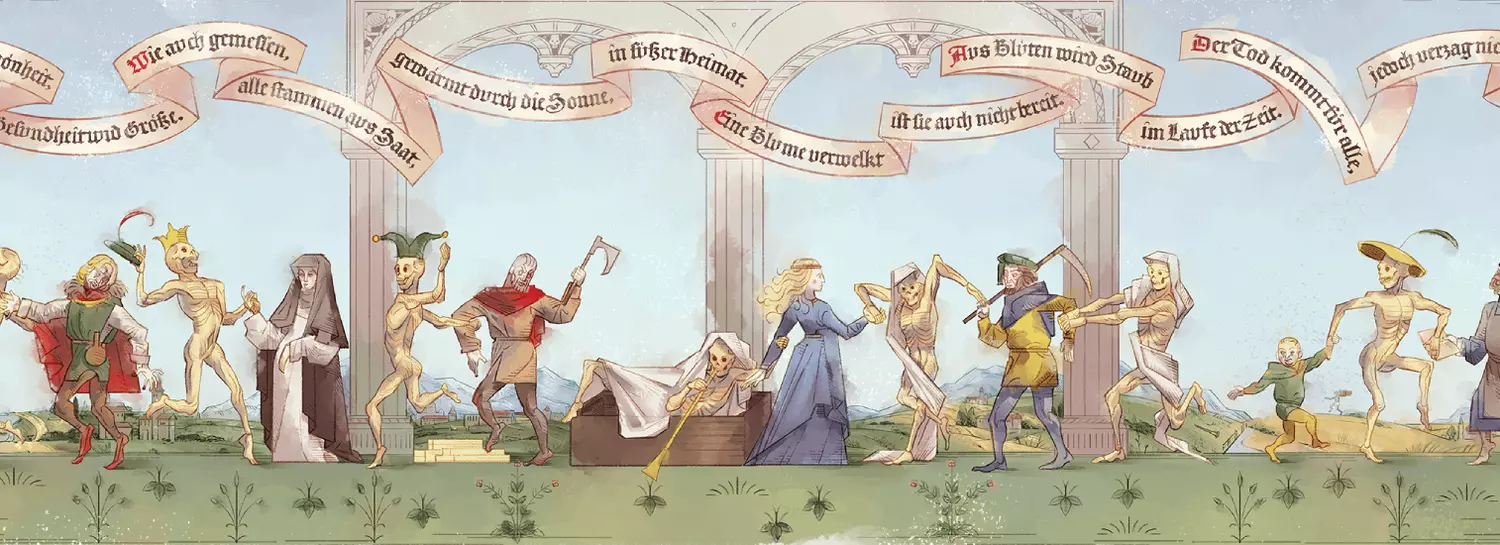 Ein mittelalterlicher Detektiv mit einem visuellen Stil, der von Illustrationen aus dem 16: Pentiment-Rezension 