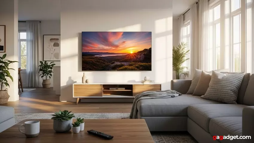 4K TV 55 Zoll Wohnzimmer