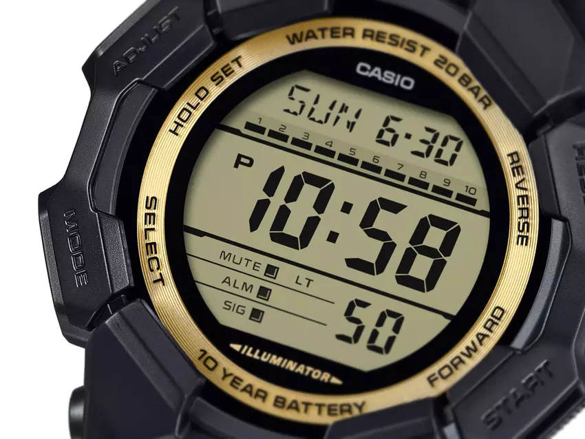 Casio wird im August mit dem neuen G-Shock GD-010GB-1A9 einen schwarzen und goldenen Klassiker zurückbringen