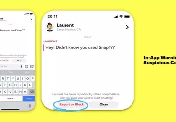 Snapchat führt Funktionen zum Blockieren verdächtiger ...