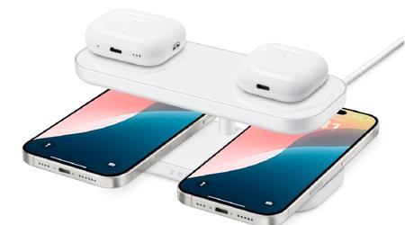 Apple hat den Quattro Wireless Charger Pro 4 auf den Markt gebracht, eine Docking-Station zum kabellosen Aufladen von vier Geräten gleichzeitig