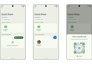 Quick Share und Google Drive haben ...