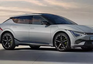 Der aktualisierte Kia EV6 hat simulierte ...