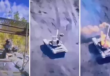 Eine 500 Dollar teure ukrainische FPV-Drohne ...