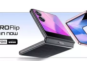 Infinix Zero Flip mit großem externen ...