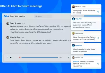 Otter.ai präsentiert einen Chatbot zur Entschlüsselung ...