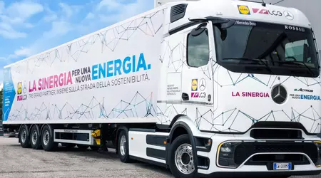 Die Supermarktkette Lidl ist der erste Nutzer des elektrischen Mercedes-Benz eActros 600 in Italien