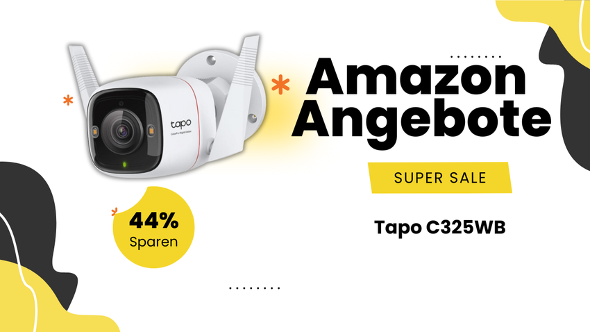 Tapo C325WB Überwachungskamera: Jetzt mit fantastischen 52,91€ Rabatt!