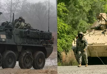 Bradley- und Stryker-Infanteriefahrzeuge sowie Munition für ...