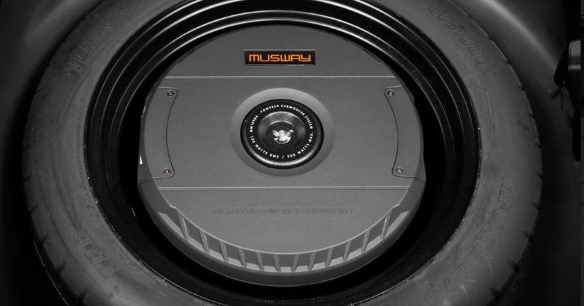 Musway MW1000A subwoofer für das reserverad