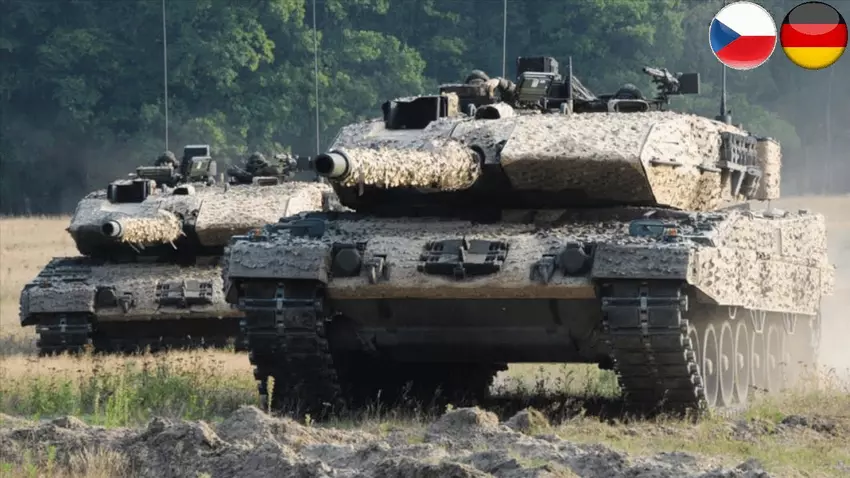 Deutschland übergibt der Tschechischen Republik Leopard 2A4-Panzer als Ersatz für die T-72-Panzer, die an die Ukraine geliefert wurden