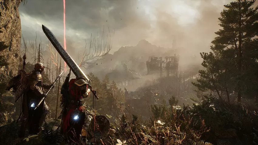 Illustration des kooperativen Modus in Lords of the Fallen