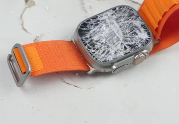 Im Haltbarkeitstest der Apple Watch Ultra ...