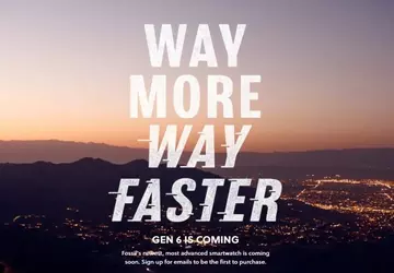 Fossil Gen 6 Smartwatch bereit zur ...