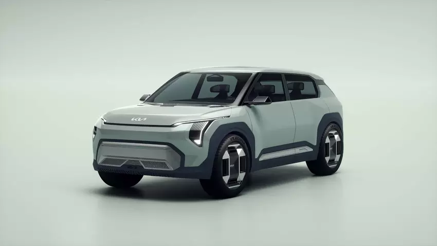 Der kompakte Elektro-Crossover EV3 von Kia wird am 23. Mai vorgestellt