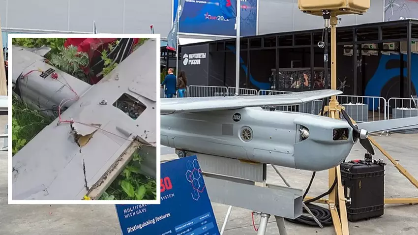 Die ukrainischen Verteidigungskräfte schossen eine seltene russische Orlan-30-Drohne ab, die zur Aufklärung und Zielbestimmung eingesetzt wird und Geschwindigkeiten von bis zu 170 km/h erreichen kann