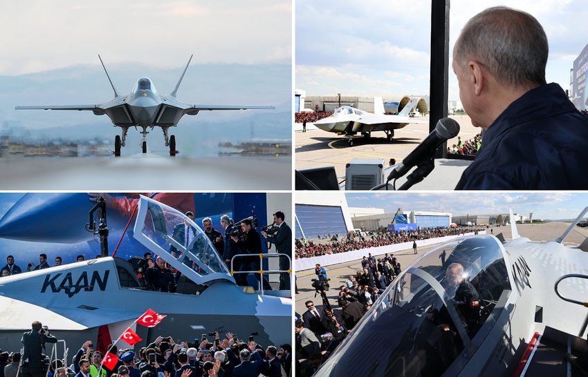 Die Türkei kündigt das Kampfflugzeug KAAN der fünften Generation an, das die F-16 ablöst, mit modernster Bewaffnung ausgestattet ist und eine Geschwindigkeit von 2.222 km/h erreicht