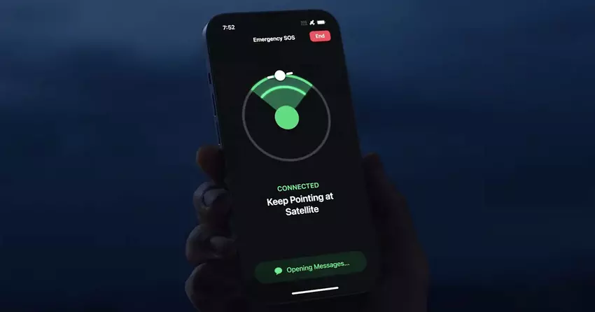 Apple hat den Notfall-SOS-Satellitendienst auf dem iPhone 14 in den USA und Kanada eingeführt