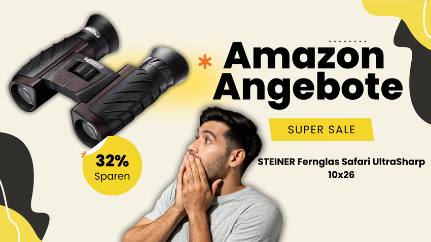 STEINER Safari UltraSharp 10x26 Fernglas – Spare jetzt 51€!