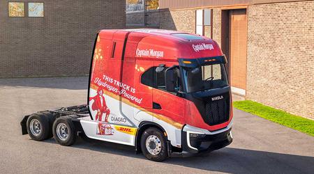 Nikola-Wasserstoff-LKWs helfen beim Transport von Captain Morgan Rum in Illinois