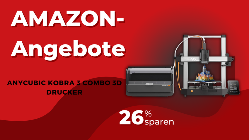 Anycubic Kobra 3 Combo 3D-Drucker – Jetzt 120€ sparen mit 26% Rabatt!