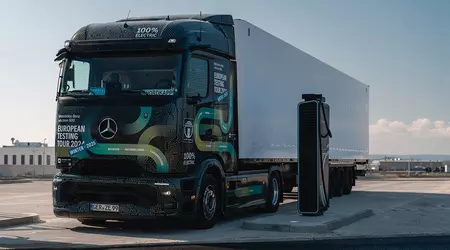 Elektro-Lkw Mercedes eActros 600 strebt Guinness-Rekord an