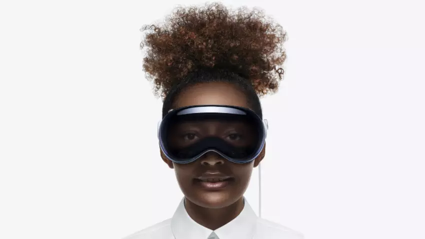 Mit dem Vision Pro Headset von Apple können Sie in Zukunft das neue iPhone virtuell testen und ausprobieren