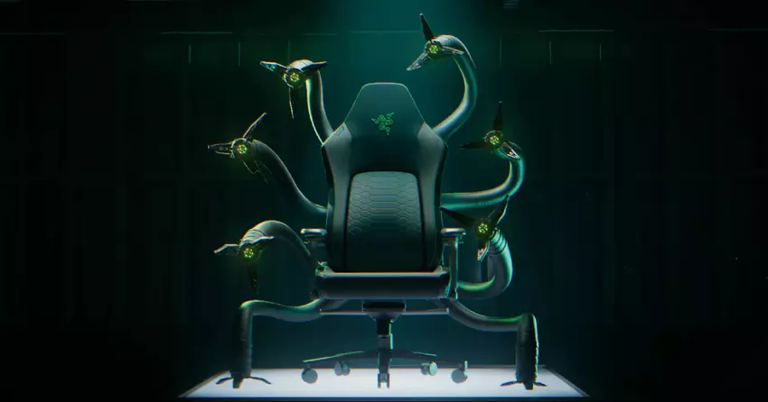 Razer Cthulhu - der erste Gaming-Stuhl mit Roboter-Tentakeln und künstlicher Intelligenz