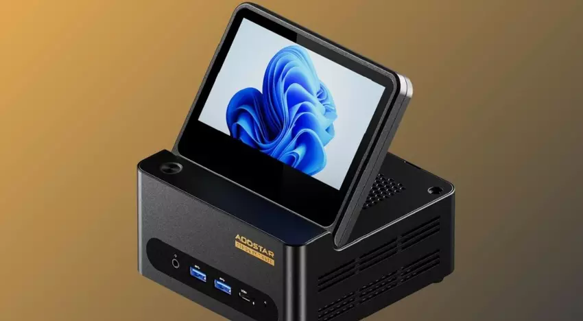 Aoostar G-FLIP - ein ungewöhnlicher Mini-PC mit integriertem Touchscreen, riesiger Leistung und einem unglaublich kompakten Gehäuse - wurde vorgestellt