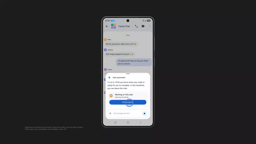 Samsung-Smartphone mit Google Gemini