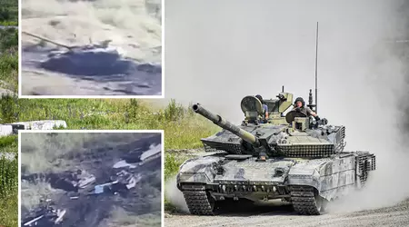 Die ukrainischen Streitkräfte haben zum ersten Mal in einem einzigen Gefecht einen ganzen Zug russischer modernisierter T-90M "Breakthrough"-Panzer im Wert von 2,5 bis 4,5 Mio. Dollar ausgeschaltet.