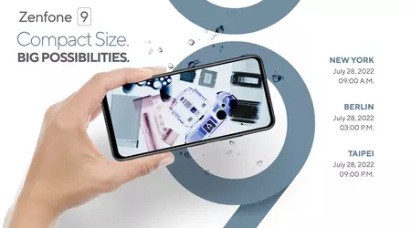 Compact Flaggschiff ASUS Zenfone 9 mit einem Bildschirm bei 120 Hz, IP68-Schutz und ein Chip Snapdragon 8 + Gen 1 enthüllt 28. Juli