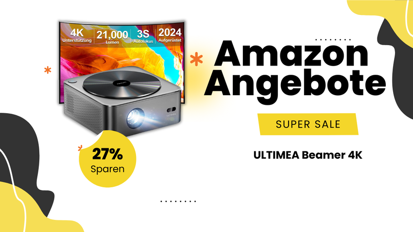 ULTIMEA 4K Beamer mit 700 ANSI Lumen – Jetzt 70€ sparen!
