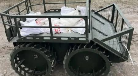 Ukrainische Armee führt leisen Logistik-Roboter ein 