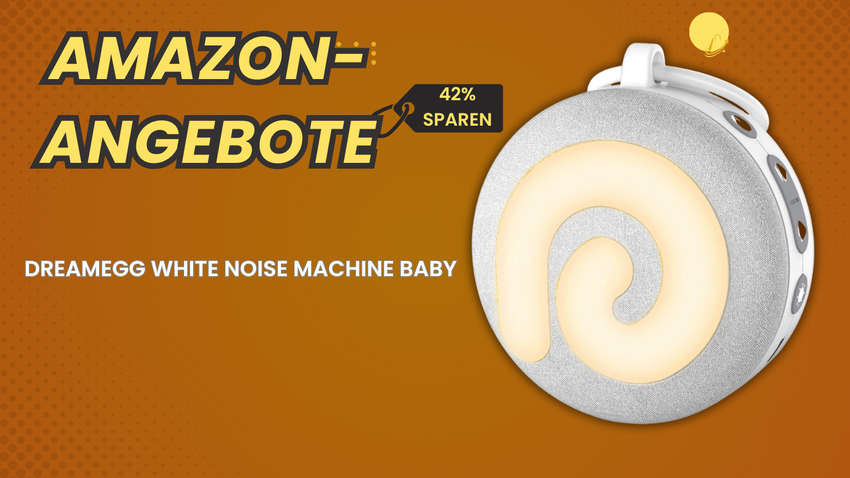 Dreamegg White Noise Machine Baby mit 42% Nachlass – Schlafhilfe für nur 29,18€ statt 49,99€!