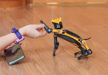 Der kleine Roboterhund von Boston Dynamics ...