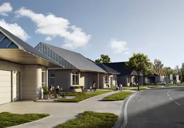 Ein ganzer Wohnblock soll in Texas ...