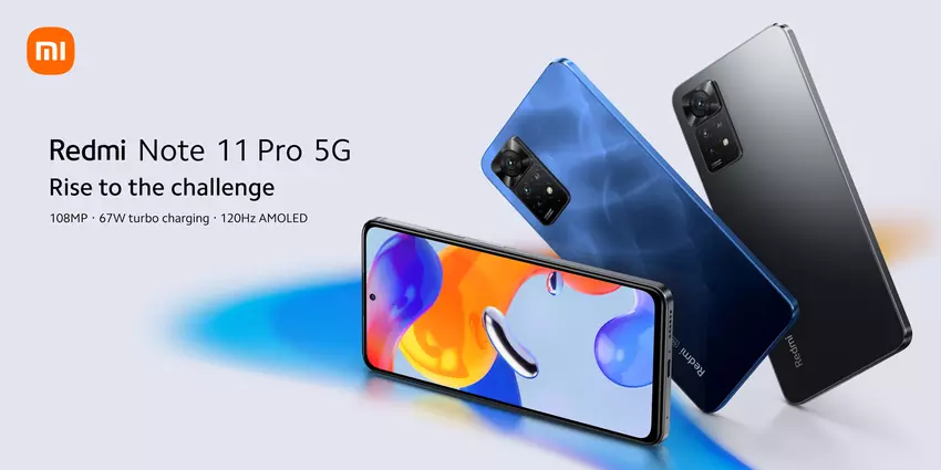 Redmi Note 11 Pro 5G mit 120-Hz-Bildschirm, Snapdragon 695-Chip und MIUI 13 an Bord ist bereits auf Aliexpress.com verfügbar