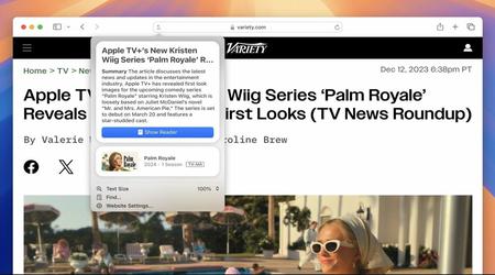 Safari in iOS 18 hat eine neue Highlights-Funktion mit KI, die Informationen von einer Website anstelle des Benutzers liest